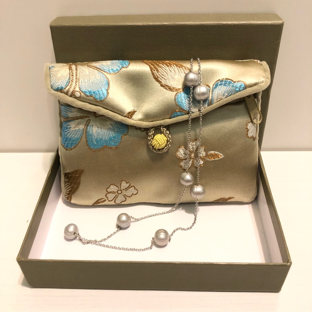 Silver Honora Cultured Pearl Necklace